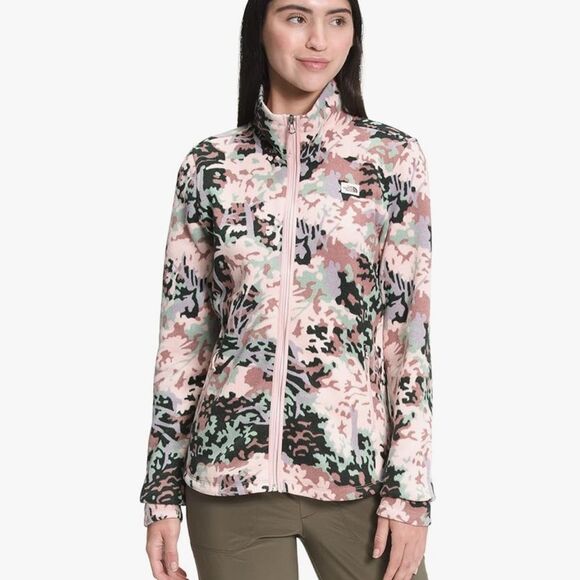 The North Face Women's Printed Crescent Full Zip Fleece - Picture 1 of 3